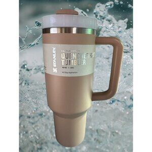 Stanley Quencher H2.0 Tumbler 40oz Almond Rose FlowState Lid – New with Label